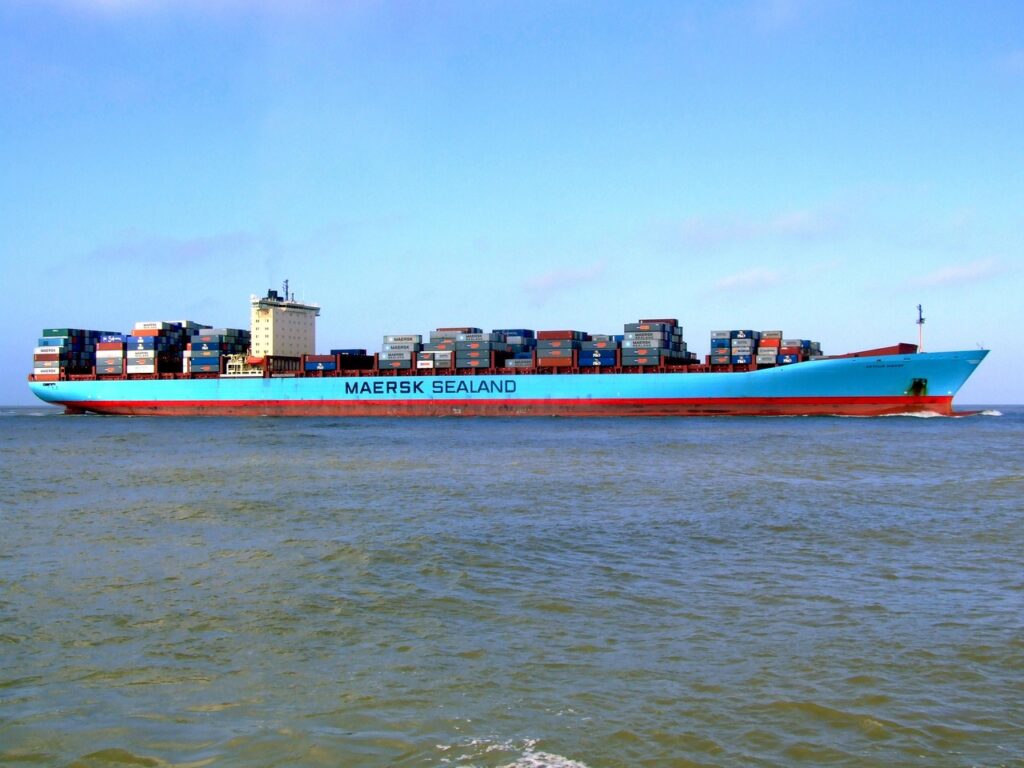 arthur maersk, ship, vessel, container, freight, cargo, transportation, logistics